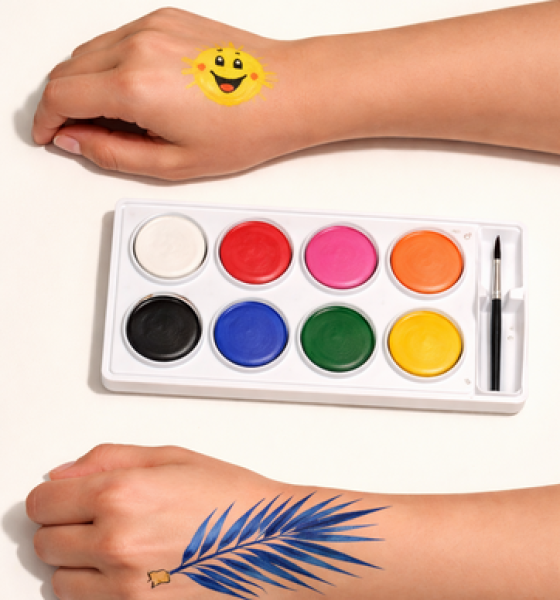 Schminkfarben Set (9-teilig)